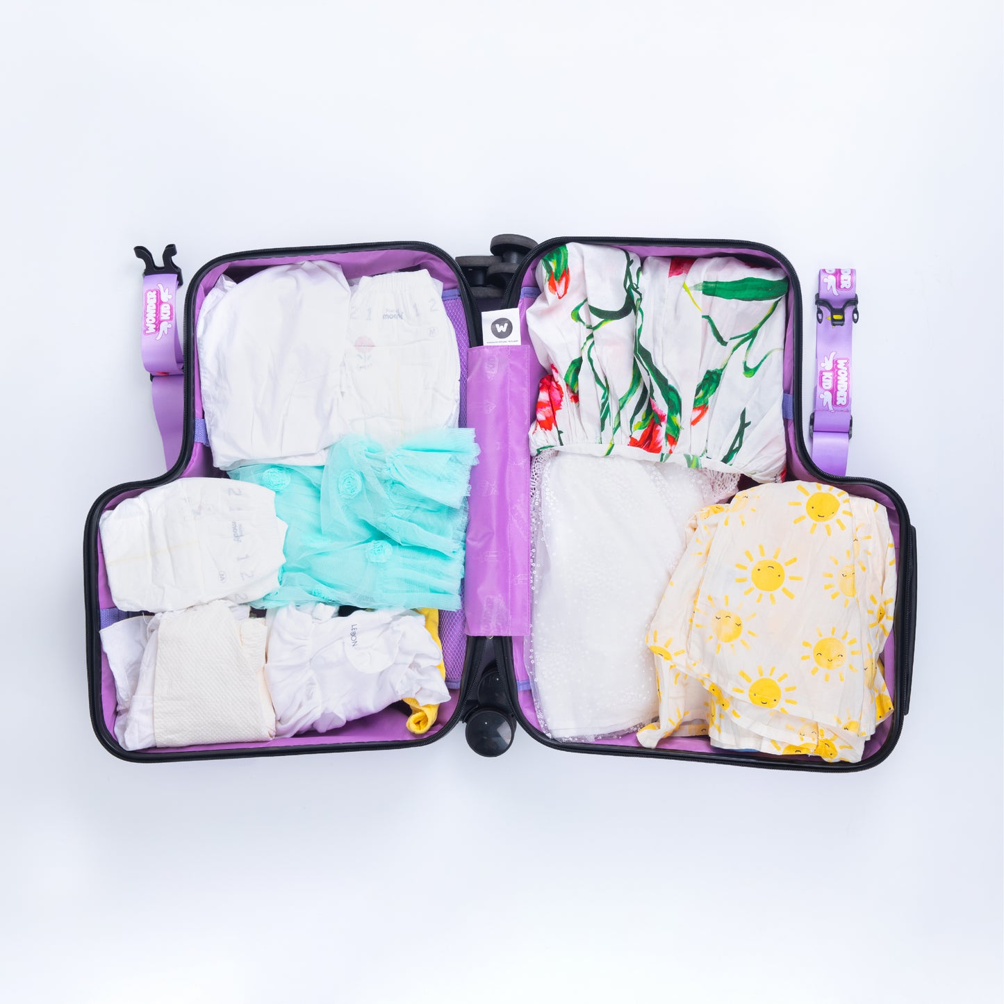 Wonder Girl Sit - On Luggage/Purple