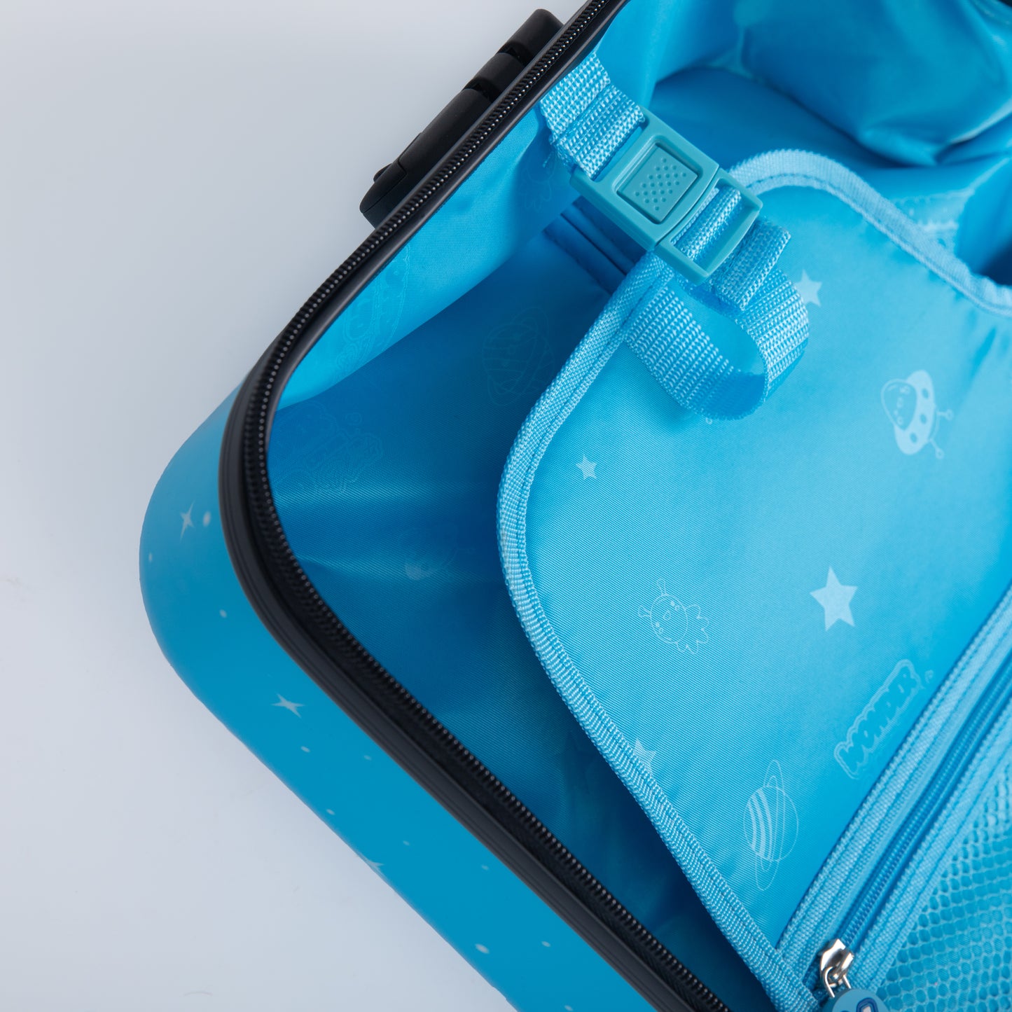 Combo Galaxy Boy & Wonder Girl Sit - On Luggage/Blue & Purple - COMBO 10%OFF