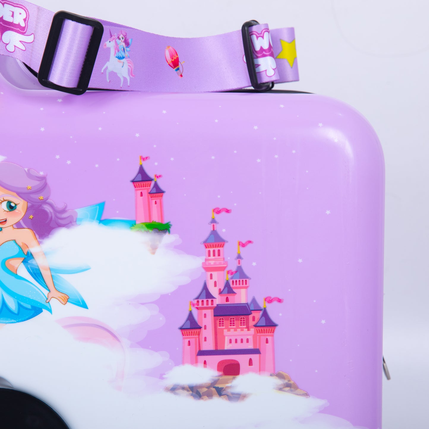Combo Galaxy Boy & Wonder Girl Sit - On Luggage/Blue & Purple - COMBO 10%OFF