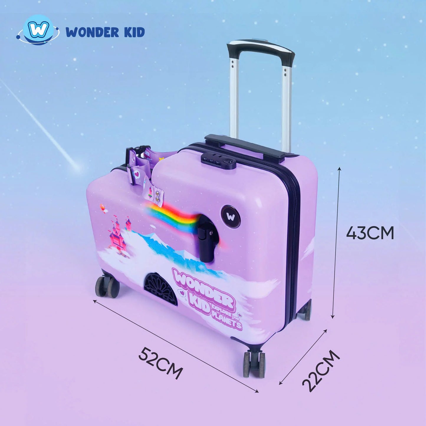 Halloween Travel Package - Combo 2 Luggages & 1 travel Tote Bag